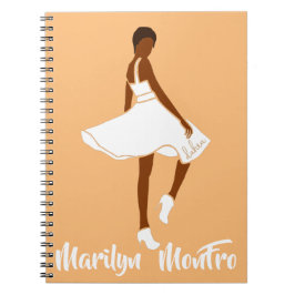 Marilyn MonFRO AFRoCA Afro Africa Black Woman Notitieboek