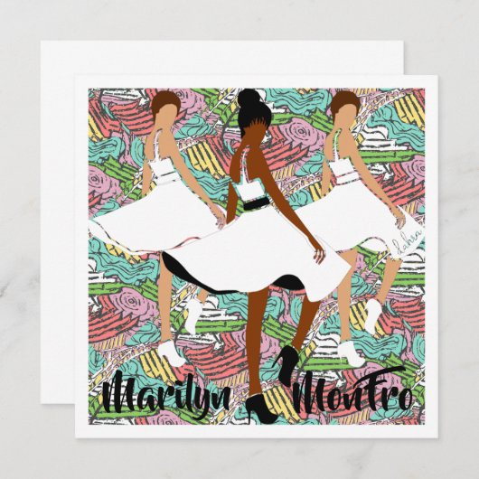 Marilyn MonFRO  zwarte vrouwen (Voorkant / Achterkant)