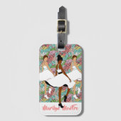 Marilyn MonFRO  zwarte vrouwen Bagagelabel (Voorkant (verticaal))