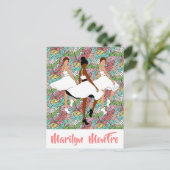 Marilyn MonFRO zwarte vrouwen Briefkaart (Staand voorkant)