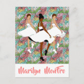 Marilyn MonFRO  zwarte vrouwen Briefkaart (Voorkant)