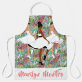 Marilyn MonFRO  zwarte vrouwen Schort (Voorkant)