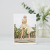 Marilyn Monroe Beeld Palm Springs Retro Briefkaart (Staand voorkant)
