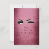 Marilyn Monroe Burgundy Valentijn Love Declaration Kaart (Voorkant)