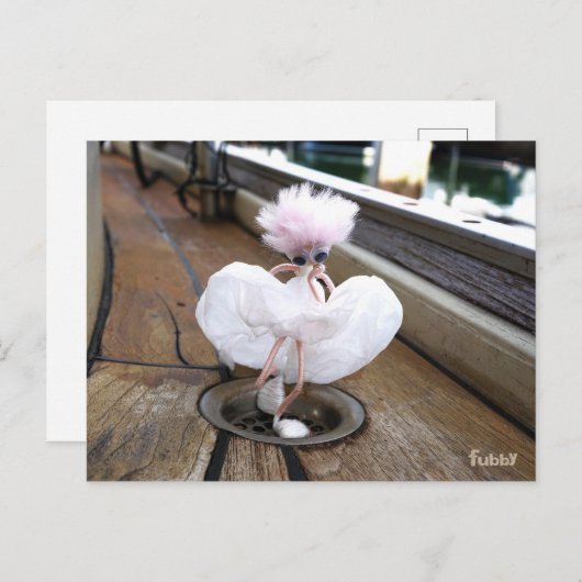 Marilyn Monroe pose in Witte rok door fubby. Briefkaart (Voorkant / Achterkant)