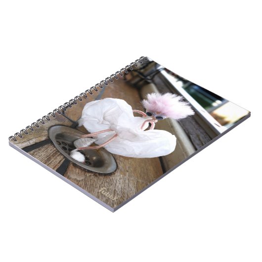 Marilyn Monroe pose in Witte rok door fubby. Notitieboek (Linkerzijde)