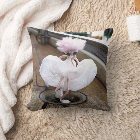 Marilyn Monroe pose in Witte rok Kussen (Deken)