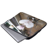 Marilyn Monroe pose in Witte rok Laptop Sleeve (Voorkant onderkant)