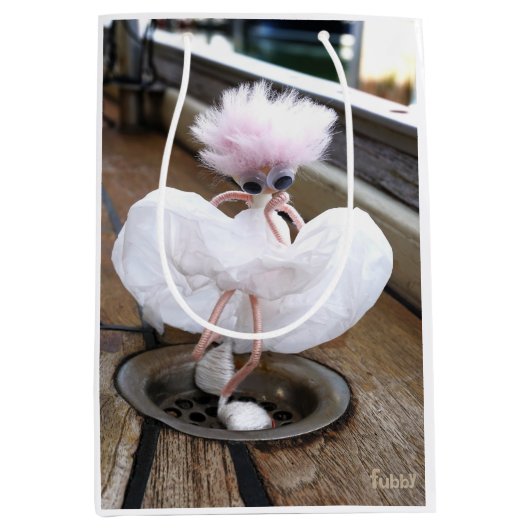 Marilyn Monroe pose in Witte rok Medium Cadeauzakje (Voorkant)