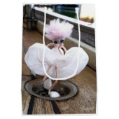 Marilyn Monroe pose in Witte rok Medium Cadeauzakje (Achterkant)