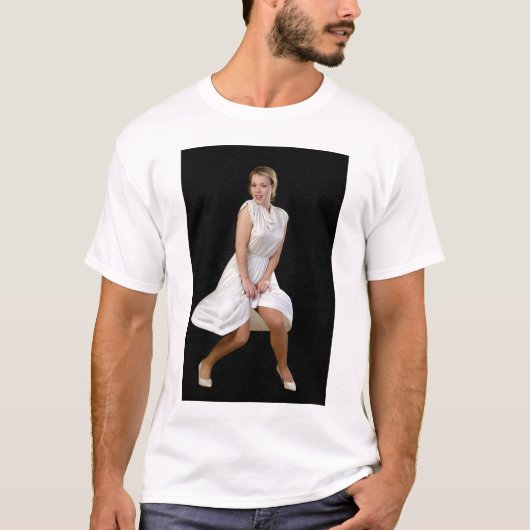 Marilyn Monroe pose T-shirt (Voorkant)