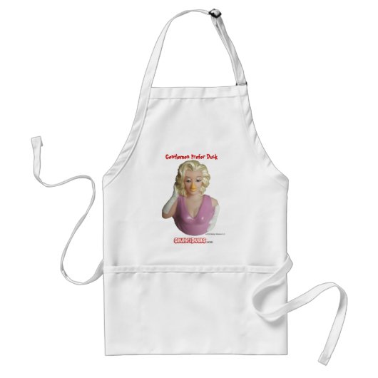Marilyn Monroe Rubber Duck Cooks Apron Standaard Schort (Voorkant)