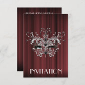 Marilyn Monroe Surprise Silver Burgundy Maroon Kaart (Voorkant / Achterkant)