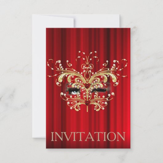 Marilyn Monroe Theater Musical Invitation Kaart (Voorkant)