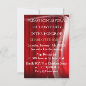 Marilyn Monroe Theater Musical Invitation Kaart (Achterkant)