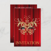 Marilyn Monroe Theater Musical Invitation Kaart (Voorkant / Achterkant)