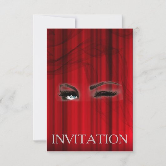 Marilyn Monroe Theater Oper Musical Invitation Kaart (Voorkant)