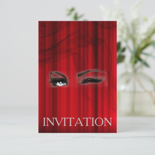 Marilyn Monroe Theater Oper Musical Invitation Kaart (Staand voorkant)