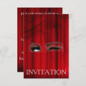 Marilyn Monroe Theater Oper Musical Invitation Kaart (Voorkant / Achterkant)