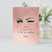 Marilyn Monroe Valentijn Love Declaration Kaart (Staand voorkant)