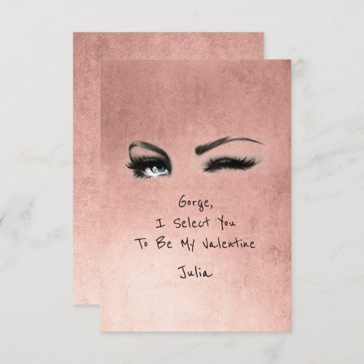 Marilyn Monroe Valentijn Love Declaration Kaart (Voorkant / Achterkant)