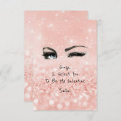 Marilyn Monroe Valentijn Love Declaration Roze Kaart (Voorkant / Achterkant)