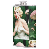 Marilyn paddenstoel leuk home decor uniek heupfles (Links)