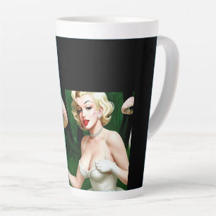 Marilyn paddenstoel leuk home decor uniek latte mok