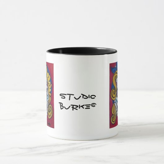 Marilyn Sugar Skull Coffee Mok (Midden)