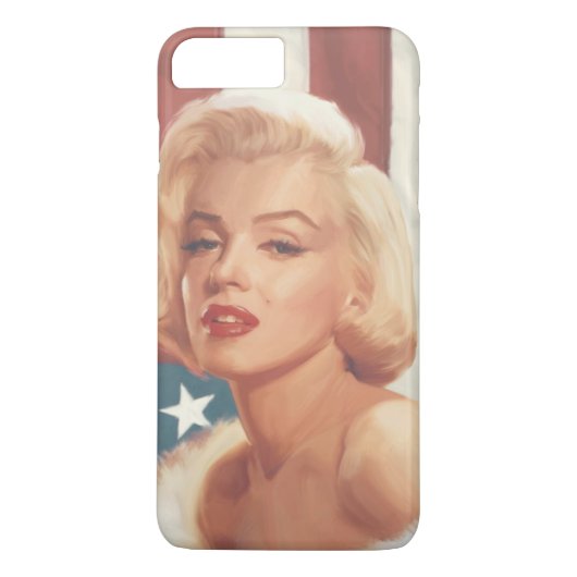 Marilyn Vlag Case-Mate iPhone Case (Achterkant)