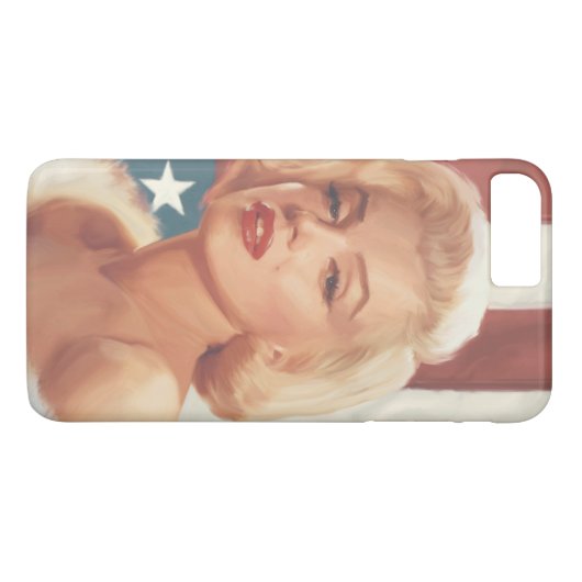 Marilyn Vlag Case-Mate iPhone Case (Achterkant (Horizontaal))