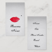 Marilyns Lips make-up Artiest Card Visitekaartje (Voorkant / Achterkant)
