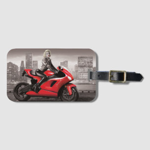 Marilyn's motor bagagelabel