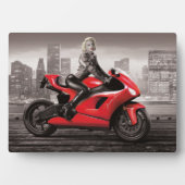 Marilyn's motorfiets fotoplaat (voorkant)