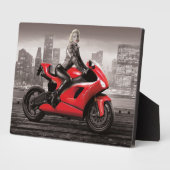 Marilyn's motorfiets fotoplaat (Zijkant)