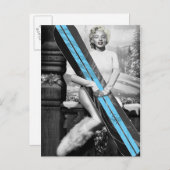 Marilyn's Snowboard Briefkaart (Voorkant / Achterkant)