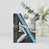 Marilyn's Snowboard Briefkaart (Staand voorkant)
