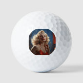 Marilyn's T-shirt-rific golfbal Golfballen (Voorkant)