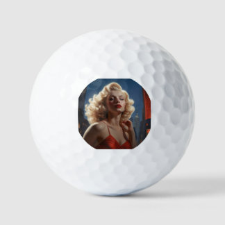 Marilyn's T-shirt-rific golfbal Golfballen