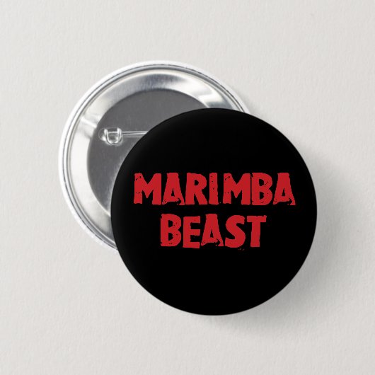Marimba Beast Button (Voorkant /achterkant)