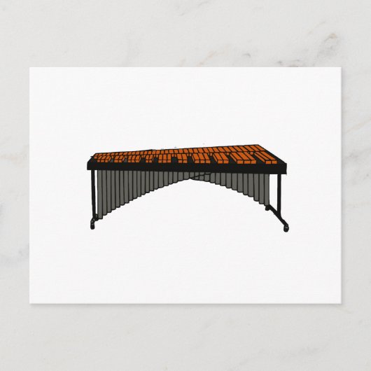 Marimba Design Graphic 1 Briefkaart (Voorkant)