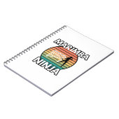 Marimba Ninja Percussionist Musicien Marching Band Notitieboek (Linkerzijde)