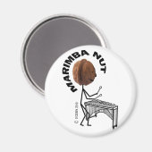 Marimba Nut Magneet (Voorkant / Achterkant)