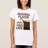 Marimba Player (Funny) Chocolate T-shirt (Voorkant)