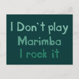 Marimba Rock It Briefkaart