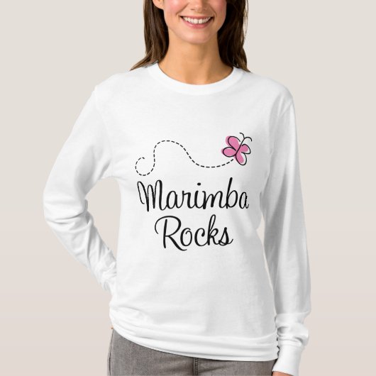 Marimba Rocks T-shirt (Voorkant)