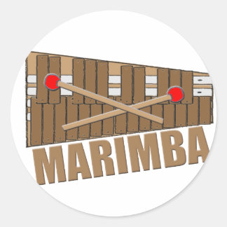 Marimba Ronde Sticker