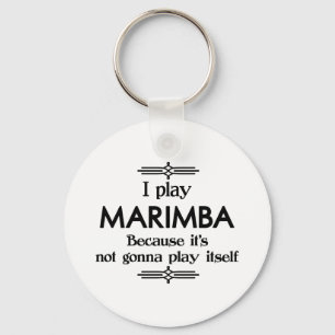 Marimba - Speel zelf Funny Deco Music Sleutelhanger