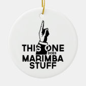 Marimba Stuff - Funny Marimba Music Keramisch Ornament (Voorkant)