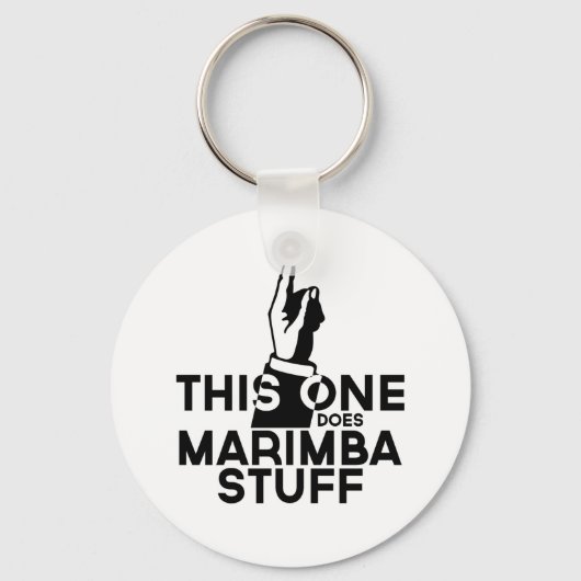 Marimba Stuff - Funny Marimba Music Sleutelhanger (Voorkant)